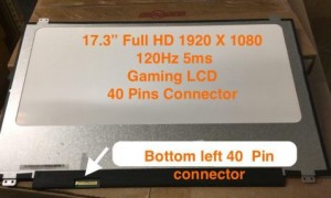 Màn Hình 17.3″ Led Slim 40p Fhd (120hz) =Có Viền= *Socket Trái*