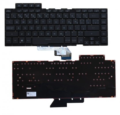 Bàn phím laptop Asus ROG GX502 GX502G GX502L GA502 GA502D GA502L GA502I GU502 GU502D GU502L GU502G ĐEN (LED ARGB, BH 6TH) *SOCKET CÀI*