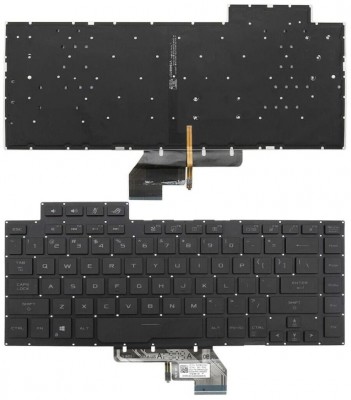 Bàn phím laptop Asus ROG GX502 GX502G GX502L GA502 GA502D GA502L GA502I GU502 GU502D GU502L GU502G ĐEN (LED THƯỜNG, BH 6TH) *CÁP LED DẸP*
