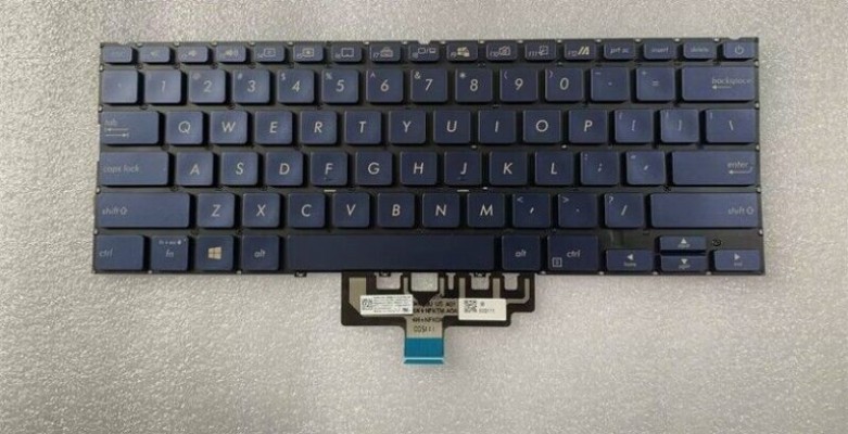 Bàn phím laptop Asus Zenbook 14 UX434 UX434I UX434IQ UM434I UM434IQ UM433IQ Q407 Q407I Q407IQ Q408 Q408U Q408UG ĐEN (CÓ ĐÈN, BH 6TH)