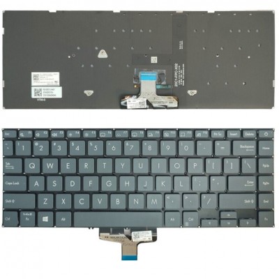 Bàn phím laptop Asus Zenbook UX435 UX435E UX435EA UX435EG ĐEN (CÓ ĐÈN, BH 6TH)
