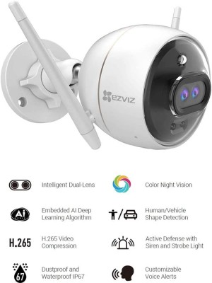Camera IP Wifi Ezviz C3X 2mp tích hợp AI, báo động