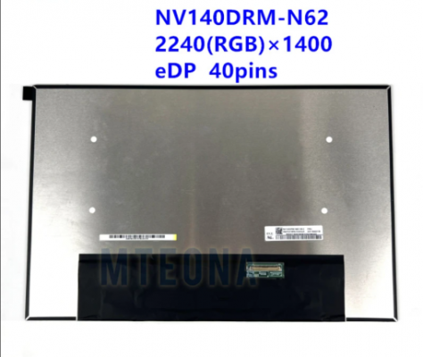 Màn Hình 14.0″ Led Slim =2.2k= (16:10) cho Lenovo Thinkpad T14 T14s P14s Gen 3, Thinkpad X1 Carbon Gen 9 10, (Mã màn: NV140DRM-N62)