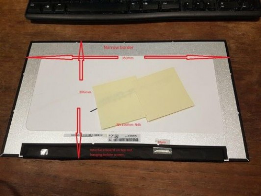 Màn Hình 15.6″ Led Slim Ko Viền =HD= Dell 5584 (Board Sau Lưng,30 Pin)