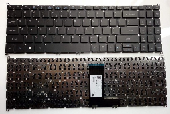 PHÍM ACER Acer Spin 3 SP314-51, SP314-52, SP314-53, Spin 5 SP513-51, SP513-52, SP513-53 KHÔNG NÚT NGUỒN (CÁP THẲNG)
