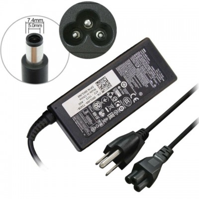 Sạc laptop Dell 19.5V-3.34A (OVAL,Kim) – ZIN